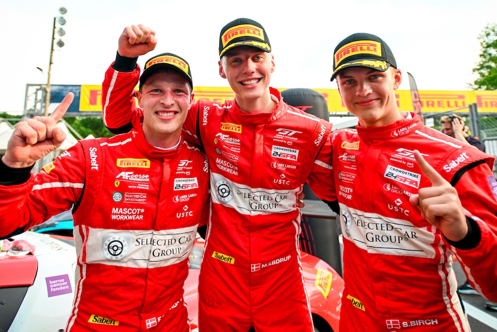 Frederik Schandorff kørte guldet hjem på Monza.
(Foto: SRO Motorsports Group)